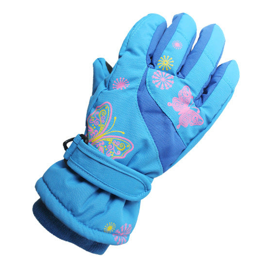 Wholesale of Children's Ski Velvet Gloves