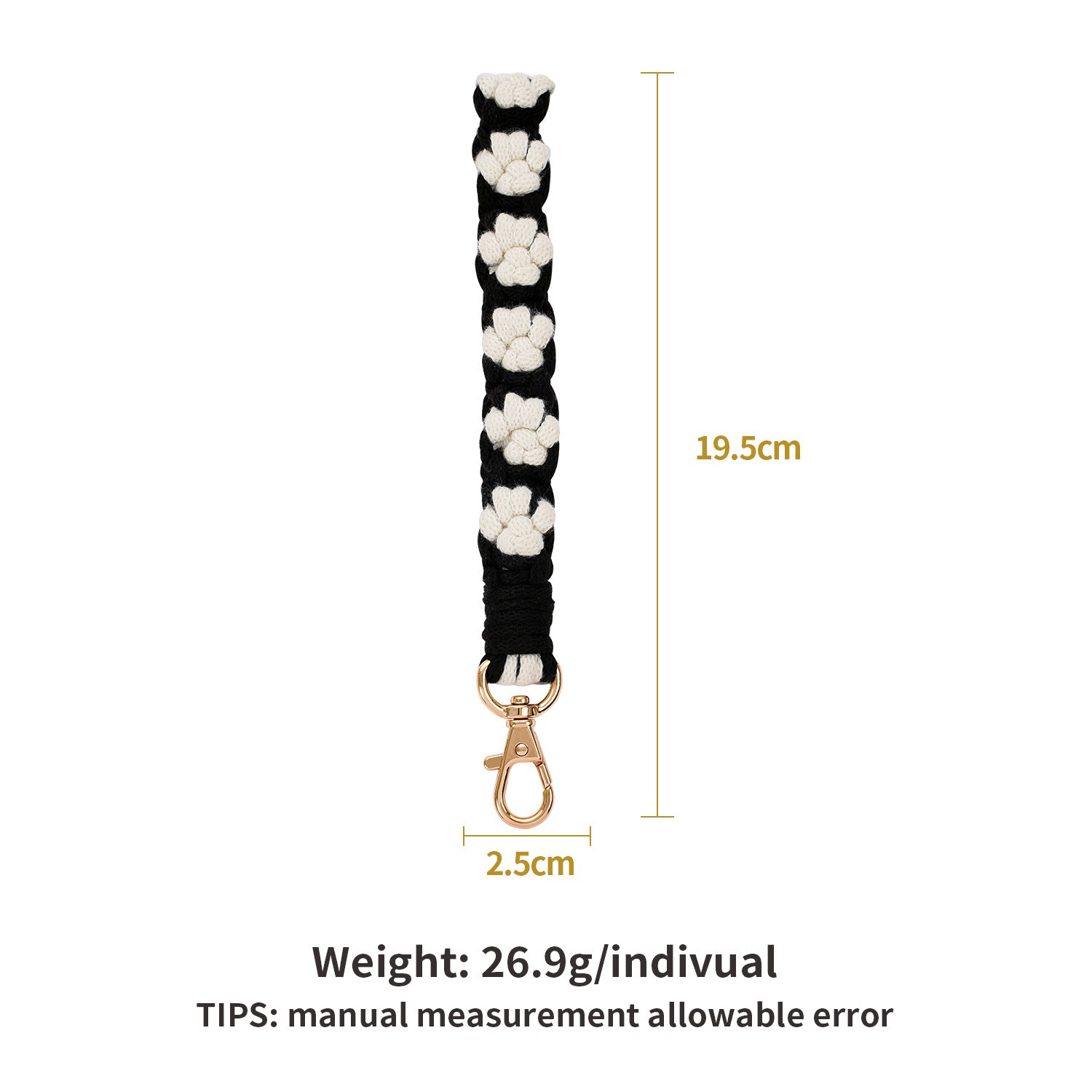 Wholesale  creative cat claw hand woven wrist strap pendant accessories