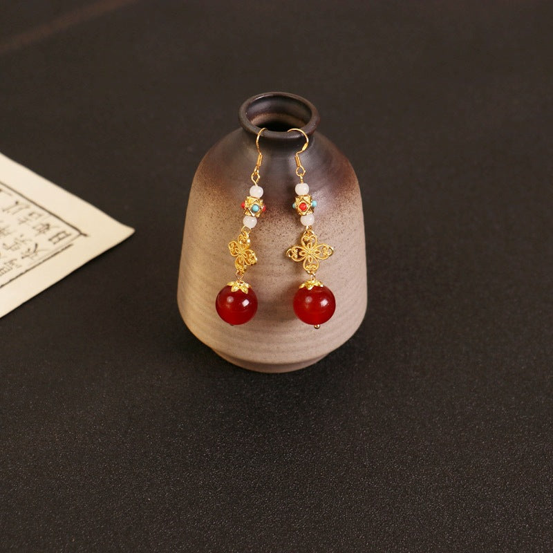 Wholesale Vintage court style ethnic antique earrings