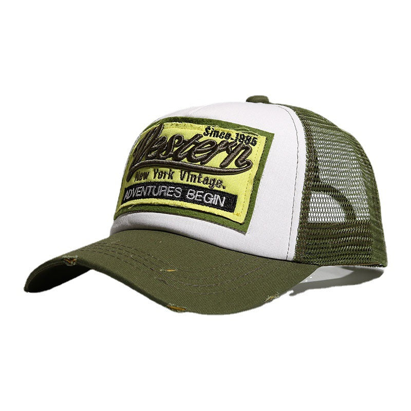 Capilla de béisbol de bordado de algodón al algodón al por mayor