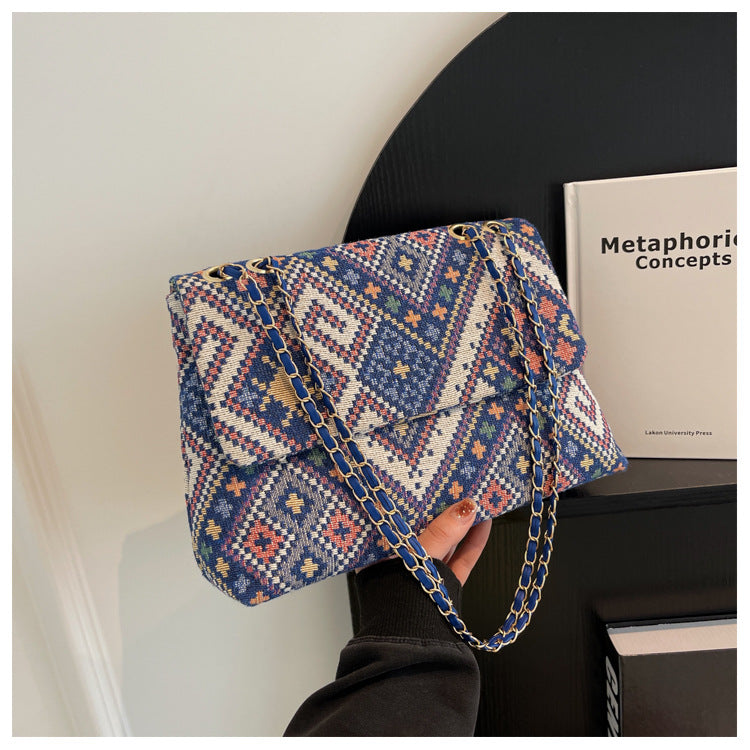 Wholesale Canvas Ethnic Wind Large Capacity Bag