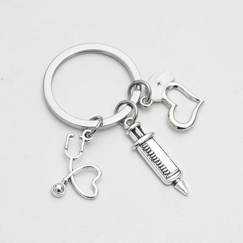 Wholesale Stainless Steel Doctor Nurse Keychain