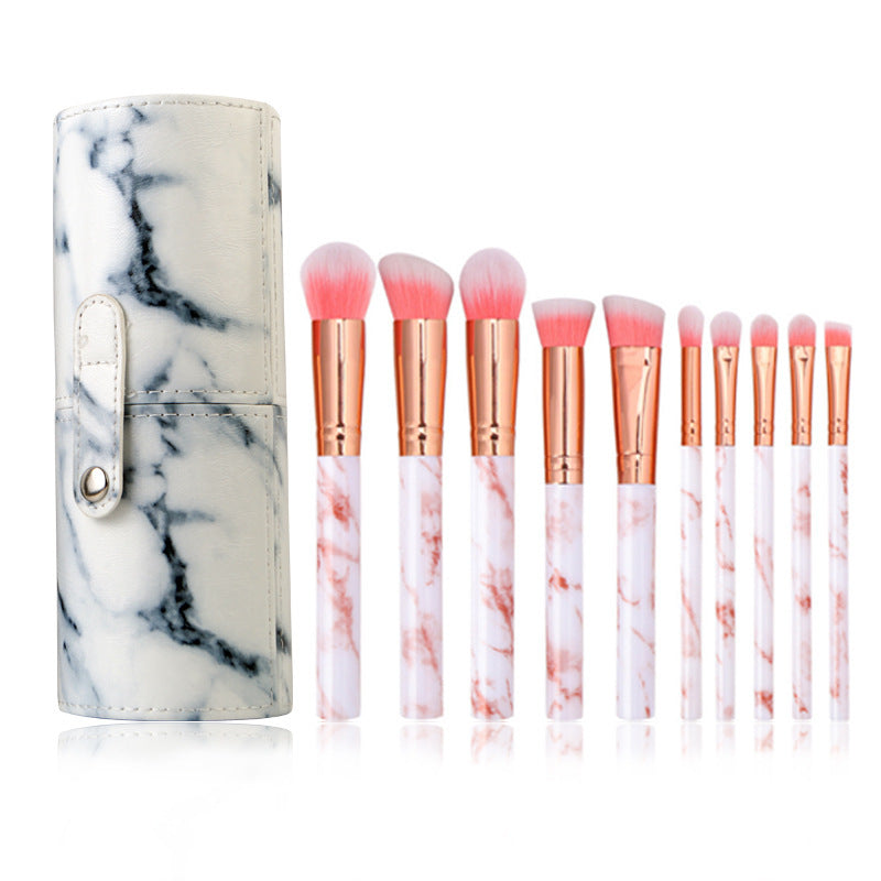 Wholesale of 10 Marble Makeup Brush Sets