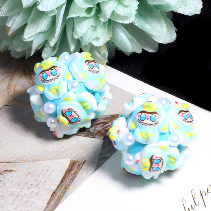 Wholesale 10pcs Cute cartoon Beads
