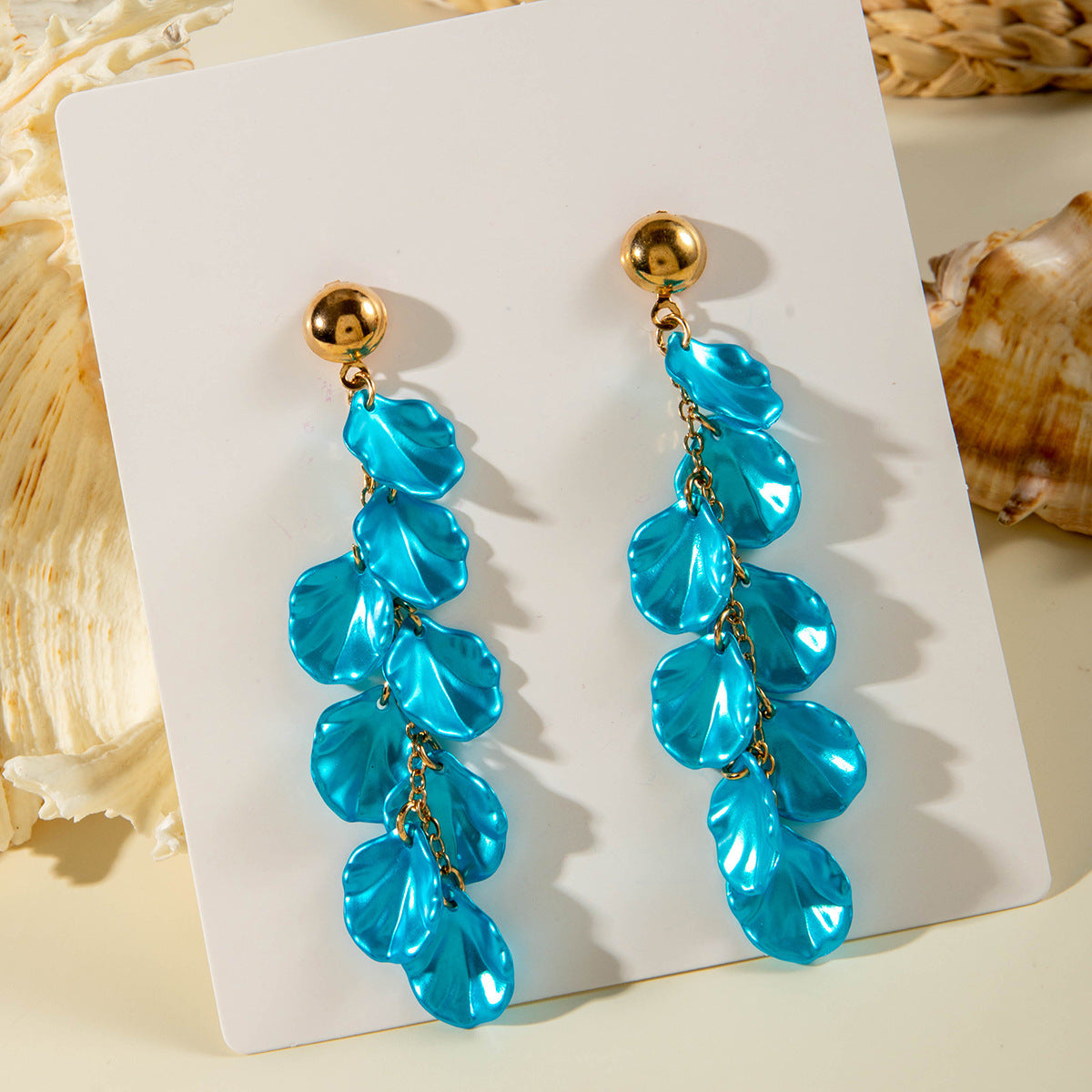 Wholesale 10pcs Colorful shell earrings