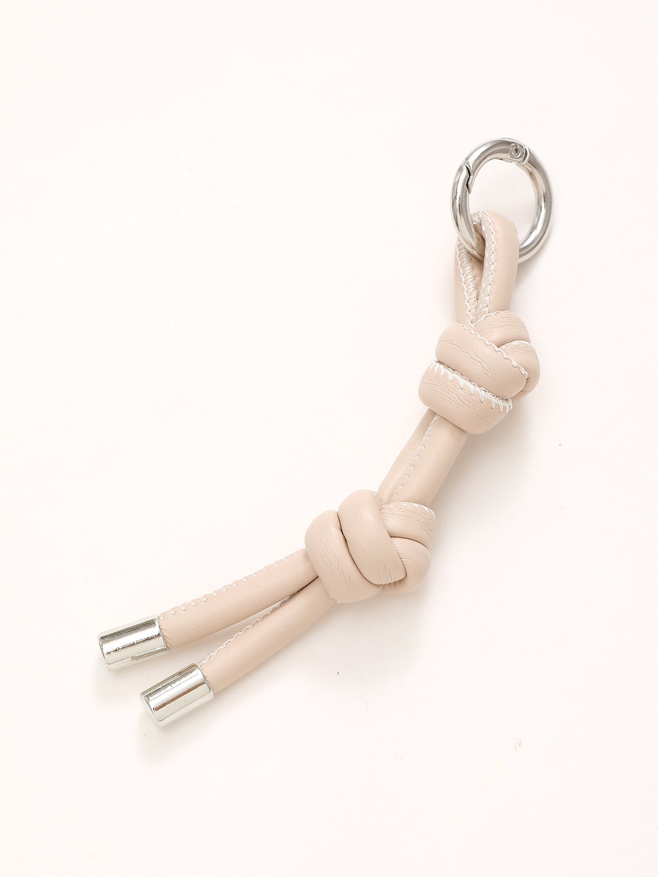 Wholesale DIY Leather Simple Candy Color Leather Rope Weaving Versatile Casual Keychains