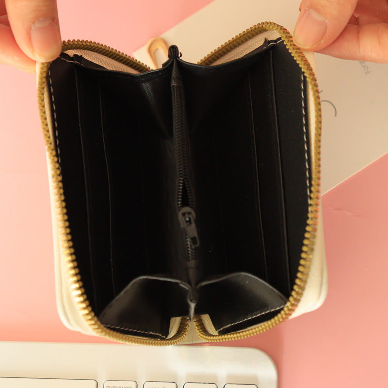 Wholesale Cat and Bear Coin Purse Short Zipper Wallet