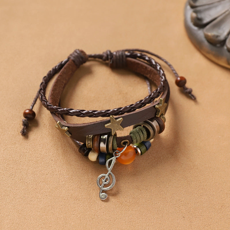 Wholesale Bohemian Handmade Exoticism Woven Multi-Layer Bracelet