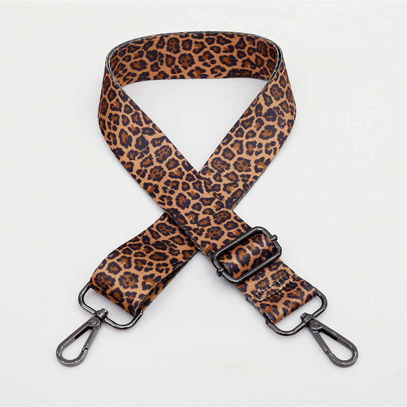Wholesale Leopard Pattern Wide Shoulder Strap Polyester Adjustable Women's Bag Strap