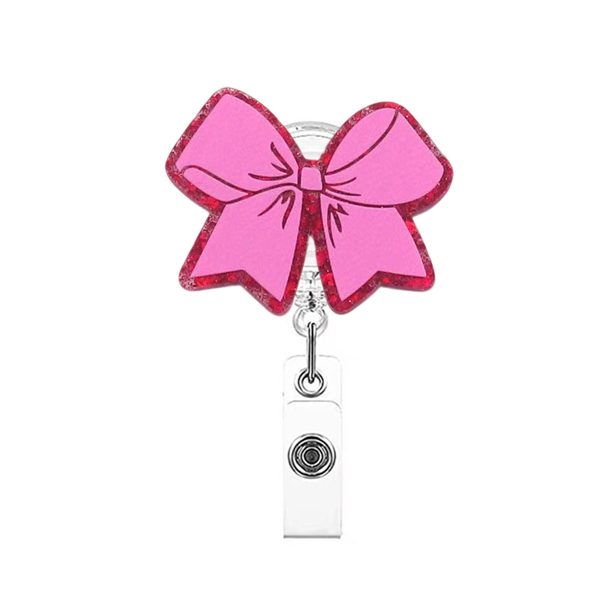 Wholesale Christmas Colored Bow Badge Reels