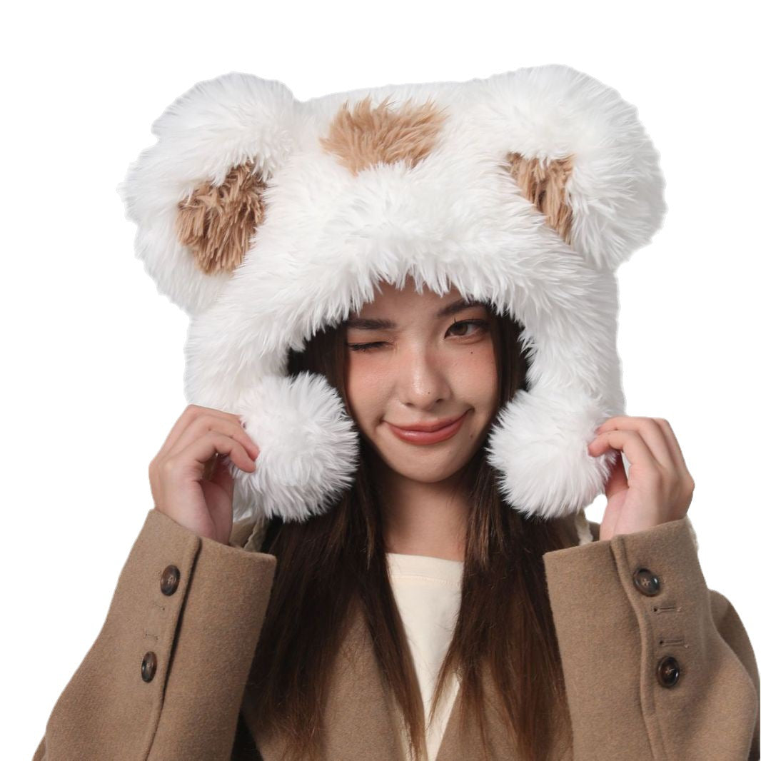 Wholesale Winter Plush Warm Ear Protection Baotou Hat