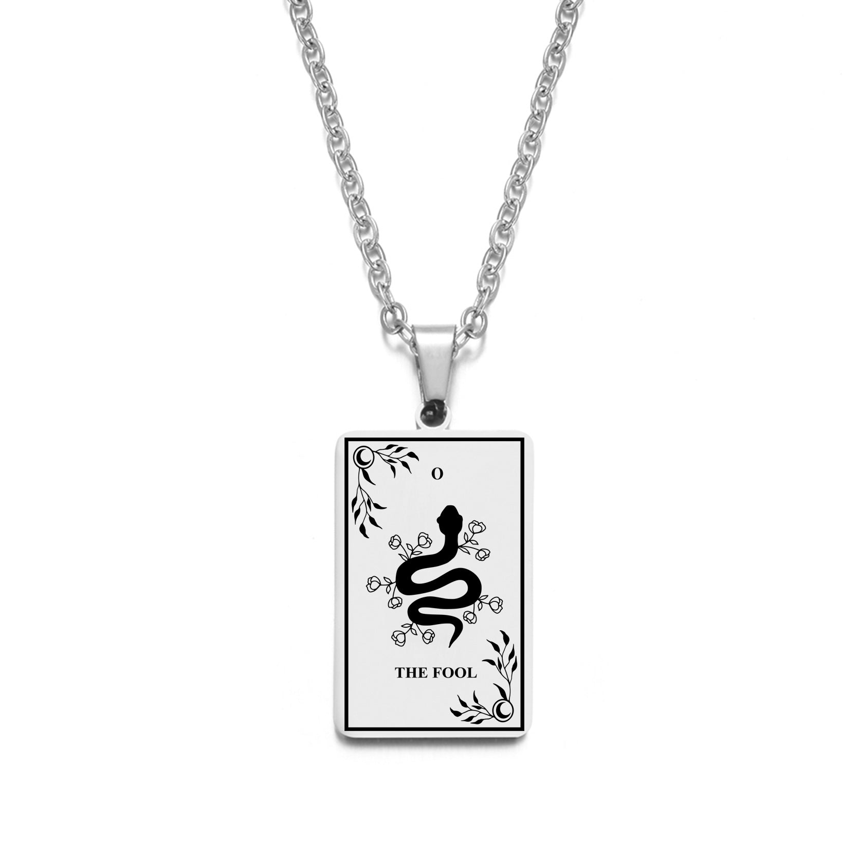 Wholesale tarot pendant pendant necklace stainless steel necklace