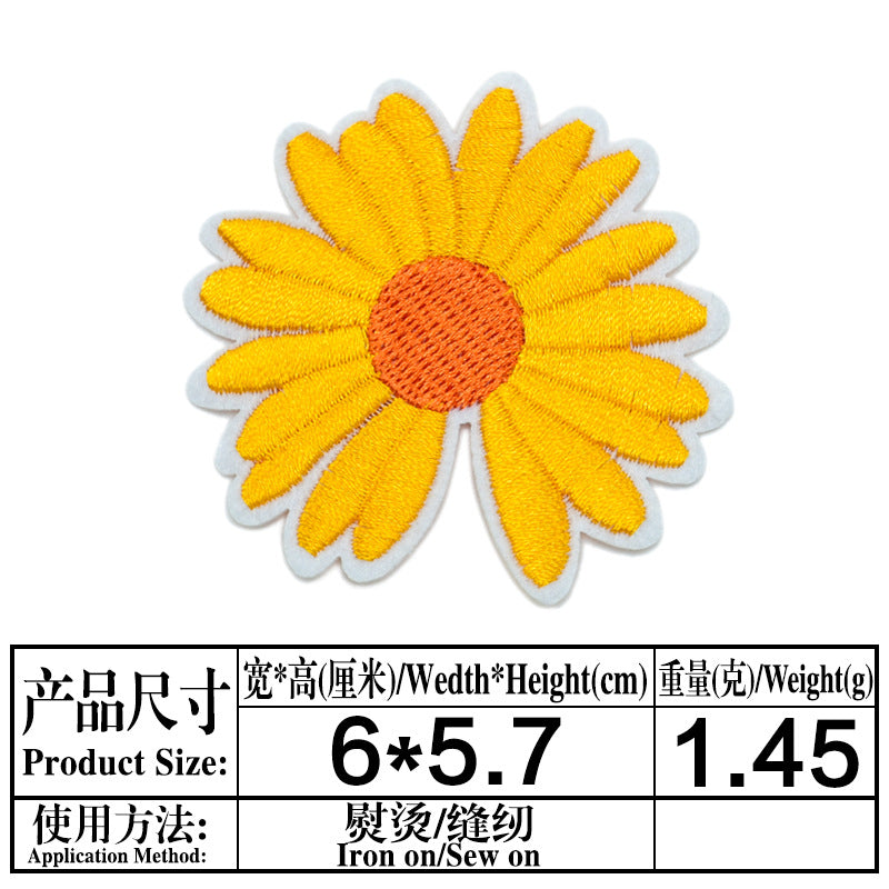 Wholesale Trendy Embroidery Patches Cloth Applique For Clothing Shoes Bags DIY Decorative Accent