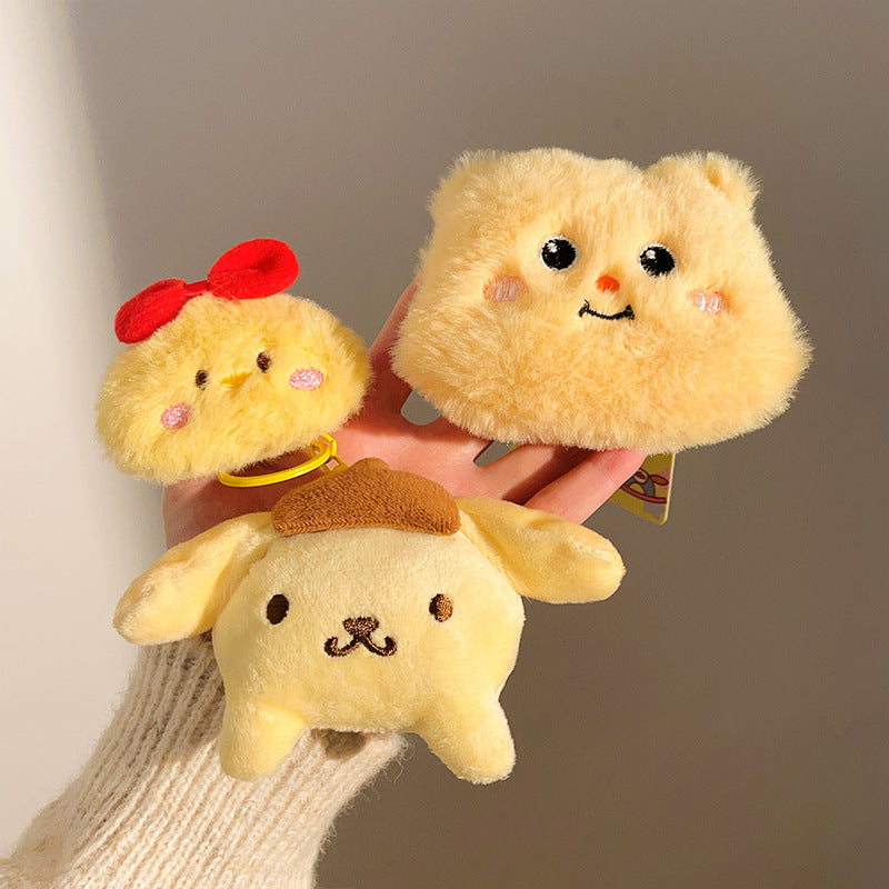 Wholesale Cute cartoon plush keychain