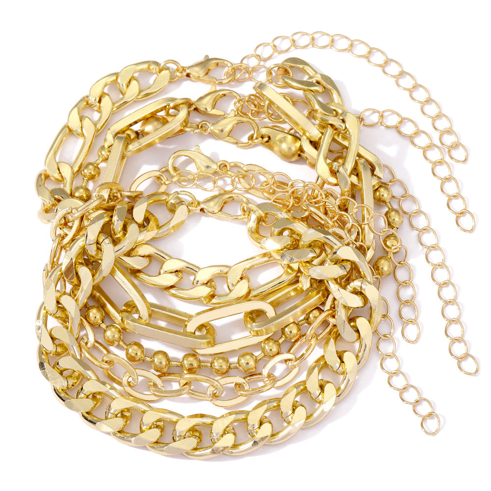 Wholesale Vintage Multi-layered Bracelet Set