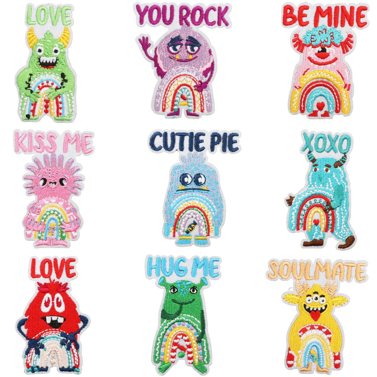 Wholesale Valentine' s Day Red Cartoon Embroidery DIY Patches