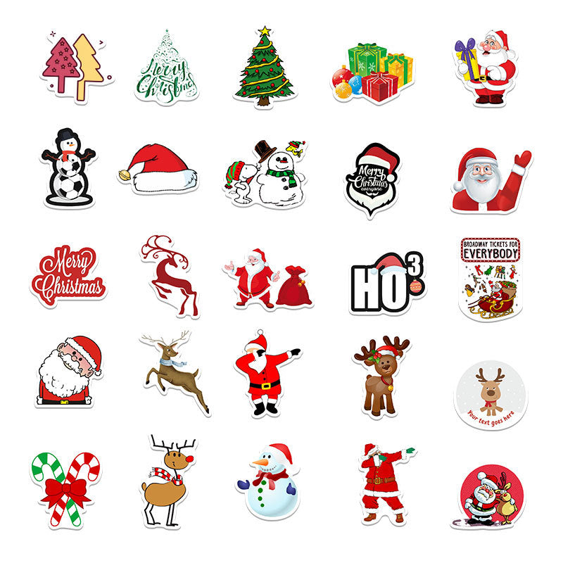Wholesale 50pcs Christmas series stickers