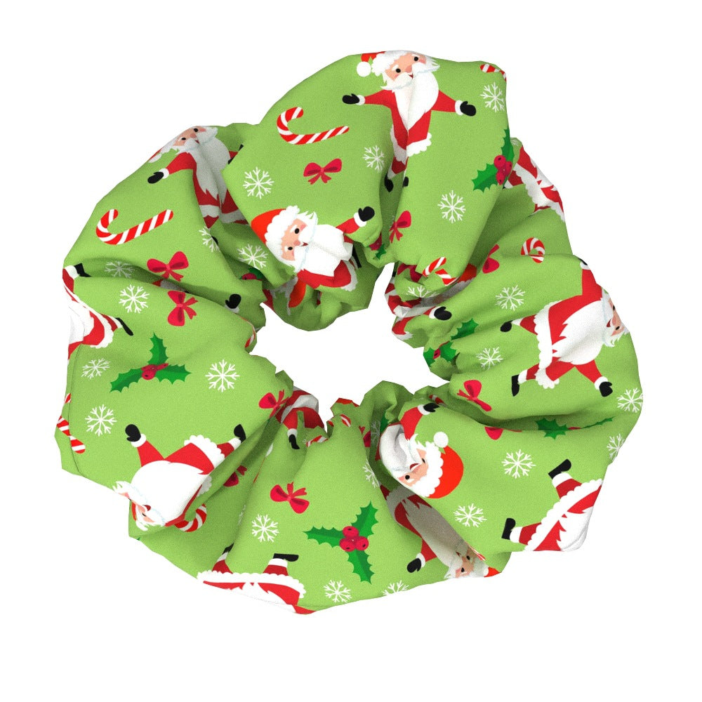 Wholesale Christmas Large Intestine Fabric Hair Ties