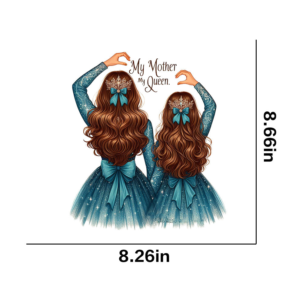 Wholesale Mother and child clothing UV DTF Ready to Press Transfers Wraps