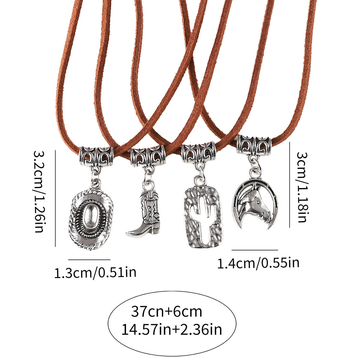Wholesale Western Cowboy Retro Imitation Alloy Necklace