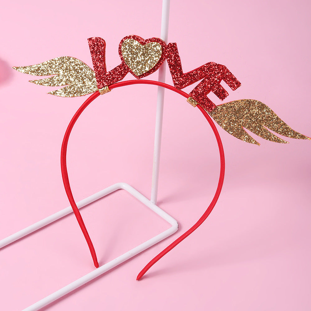 Wholesale new hot party accessories Valentine's Day headband princess hair accessories headdress