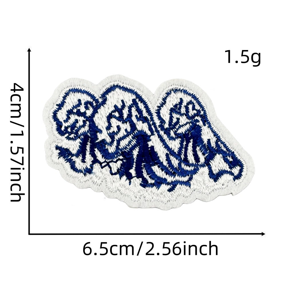 Wholesale Embroidered Patch With Landscape Adventure Design For Outdoor Travel Camping Clothing Decorative Accent