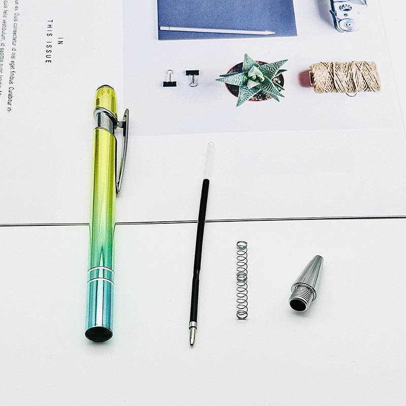 Wholesale Creative Touch Screen Gradient Color Metal Ballpoint Pen