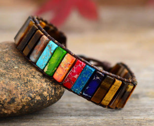 Wholesale Hand-woven Leather European and American Bohemian Creative Bracelet