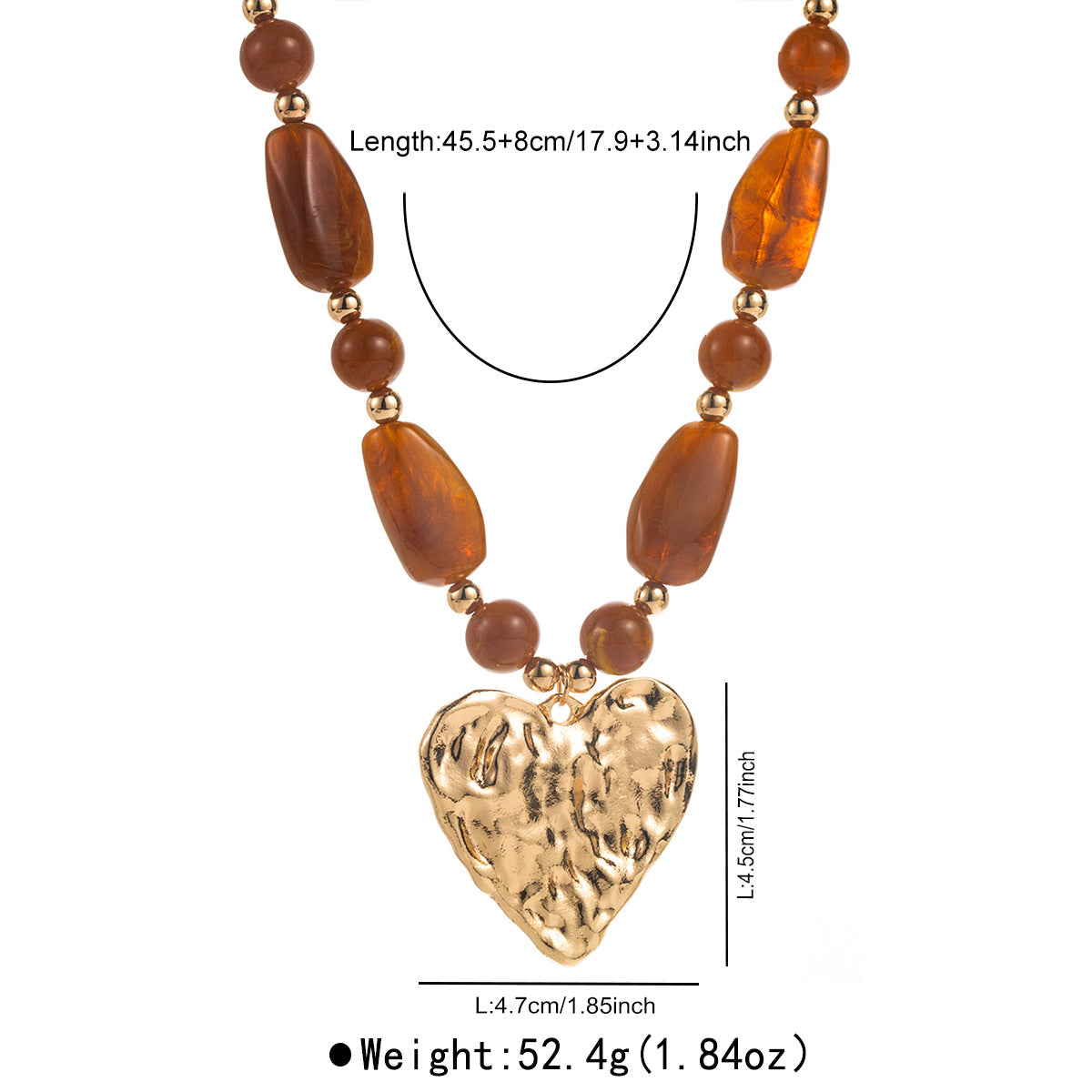 Wholesale Personalized irregular beaded clavicle necklace