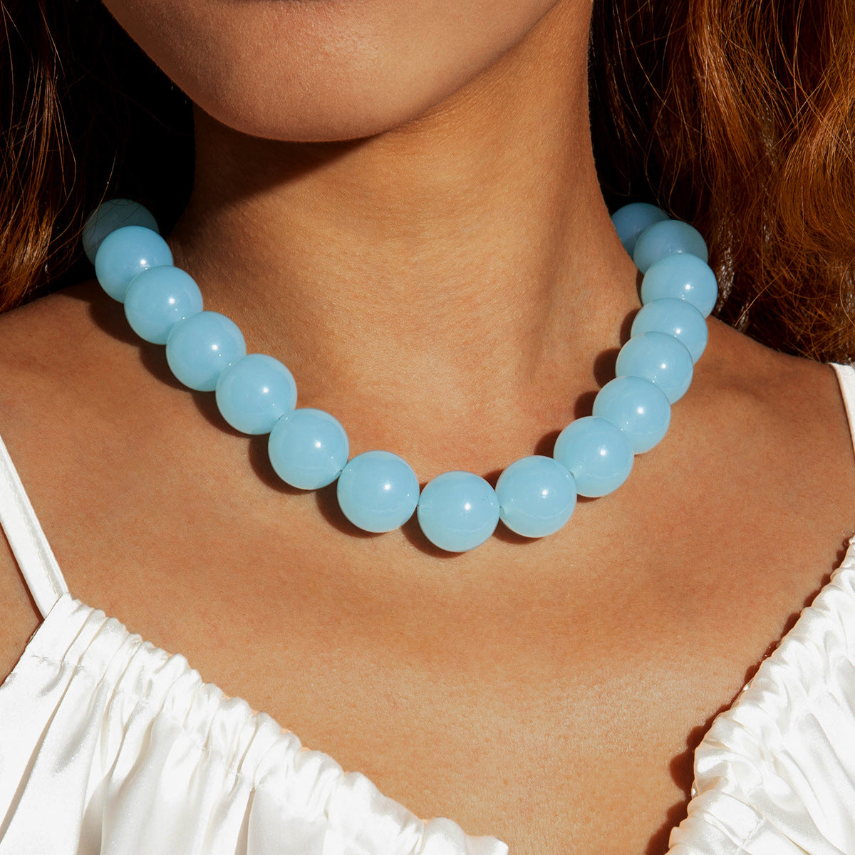 Wholesale Colorful Acrylic Beaded Necklace