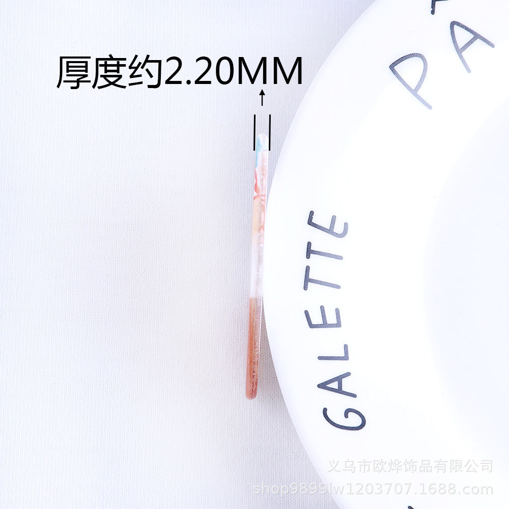 Wholesale Random 50pcs/pack  Cartoon Summer Acrylic Flatback