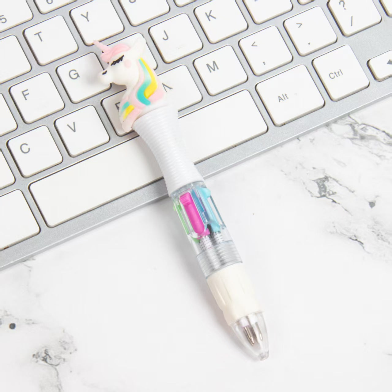 Wholesale 2pcs  Supply Cartoon Mini Four Color Pen special