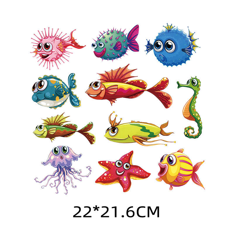 Wholesale Diverse Cartoon Animal UV DTF Ready to Press Transfers Wrap