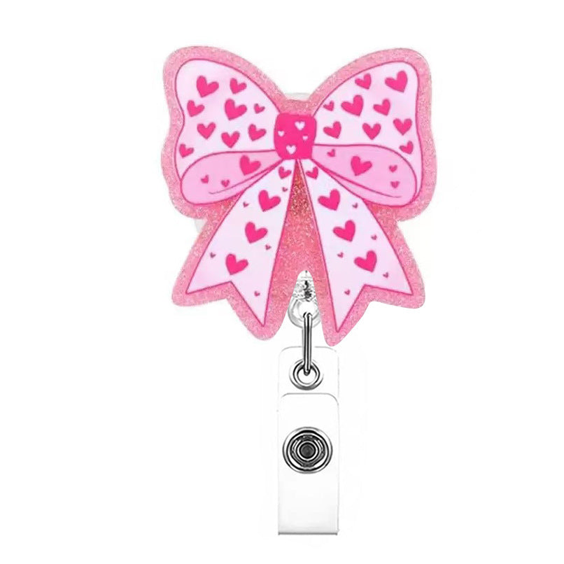 Wholesale Bow Christmas Tree  Badge Reels