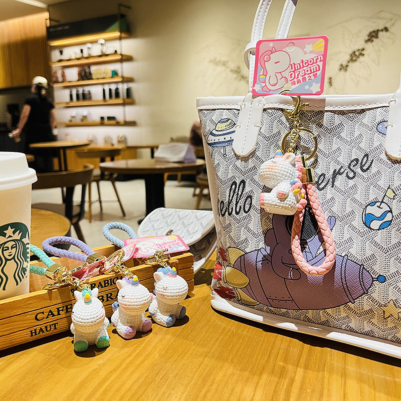 Wholesale New Unicorn Resin Keychain