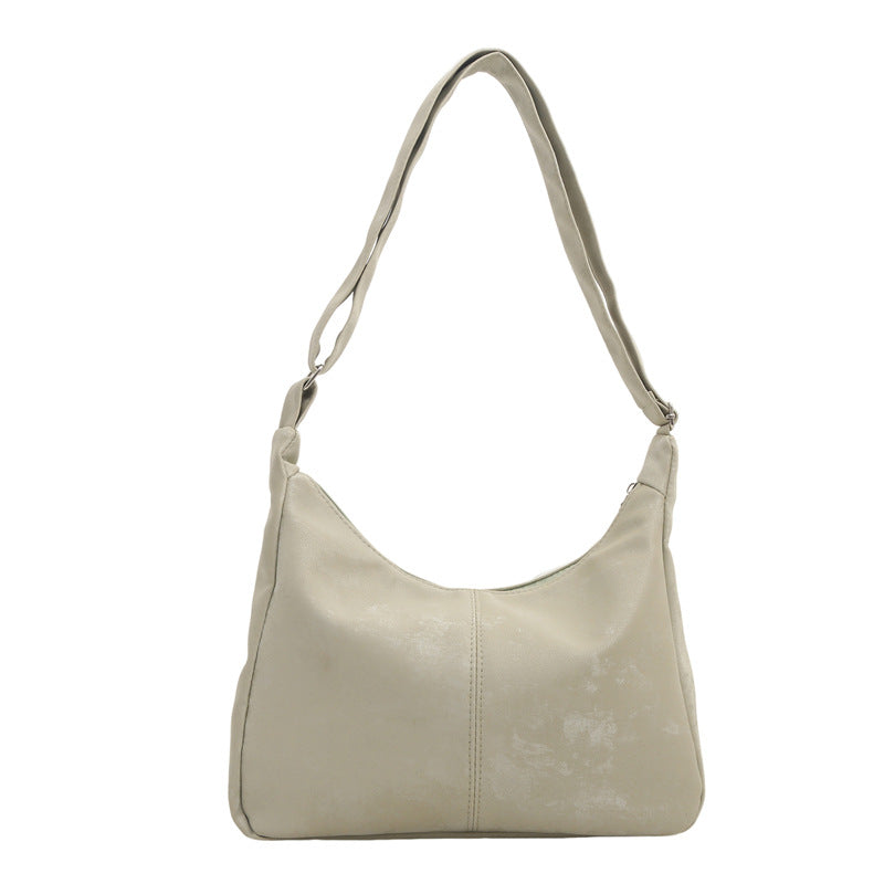 Wholesale Retro Solid Color Versatile Shoulder Bag
