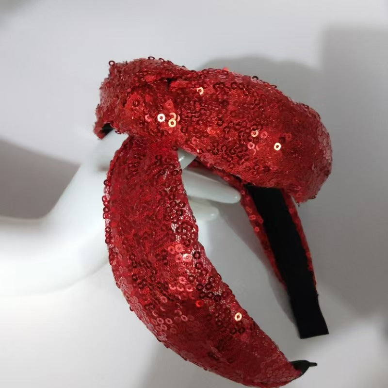 Wholesale Creative Christmas hairband sequins headband