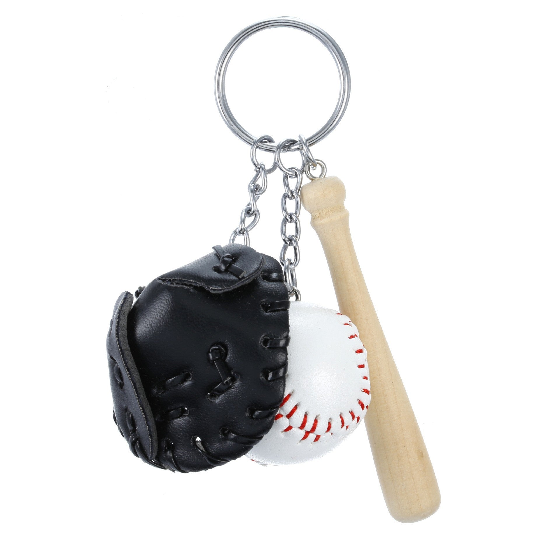 Wholesale PU Baseball Keychains