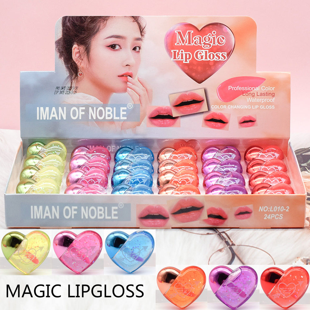 Wholesale 24PCS/PACK Plastic Fruit Flavor Lip Gloss