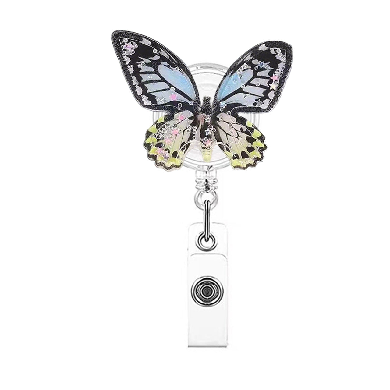 Wholesale Colorful butterflies Badge Reels