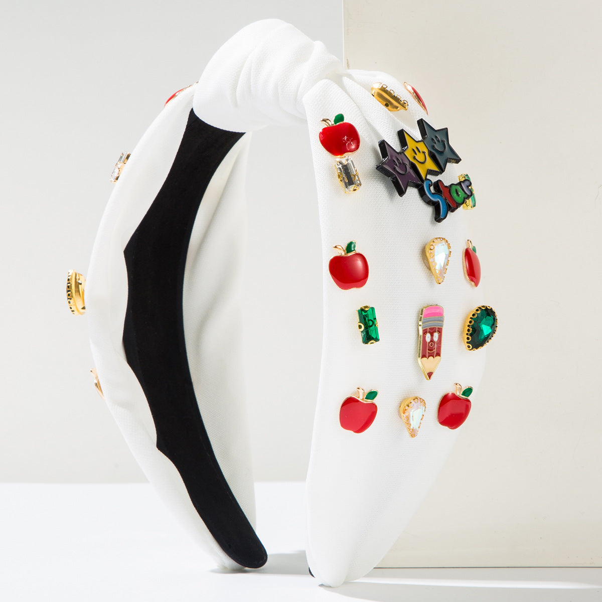 Wholesale Diamond Star Smiley English Letter Headband