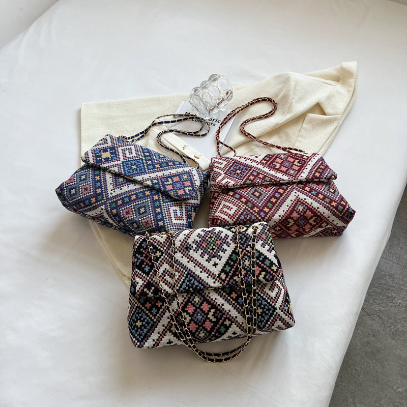 Wholesale Canvas Ethnic Wind Large Capacity Bag