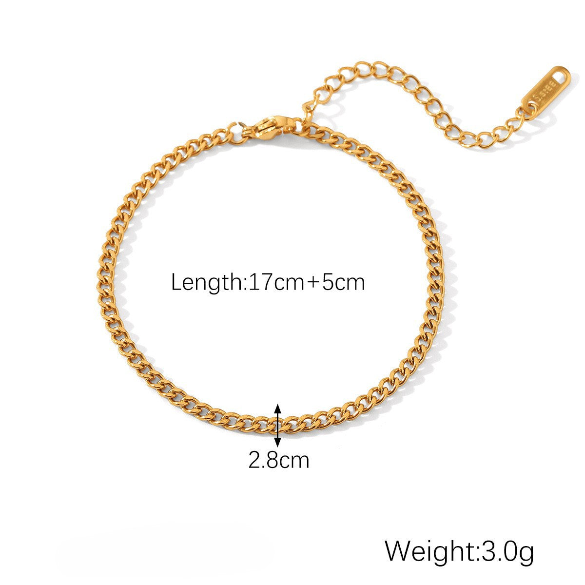 Wholesale Stainless steel geometric element men' s bracelet