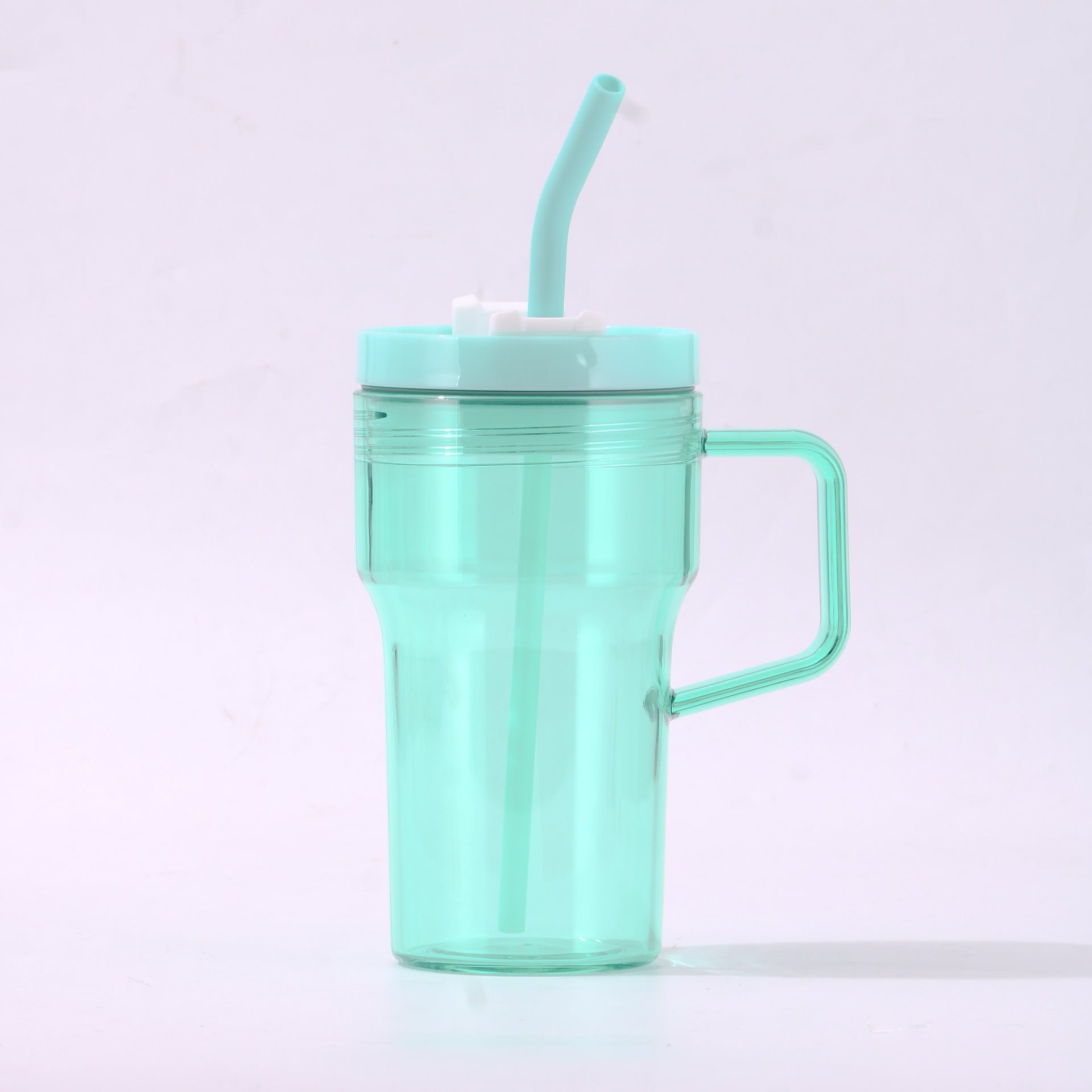 Wholesale 40oz/30oz Car Cup Plastic Handle with Straw Large Capacity Portable Ice Blaster Cup