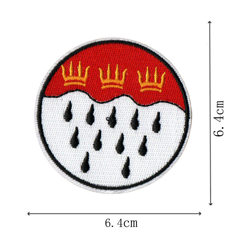 Wholesale Red Cartoon Carnival Series Embroidery DIY Patches