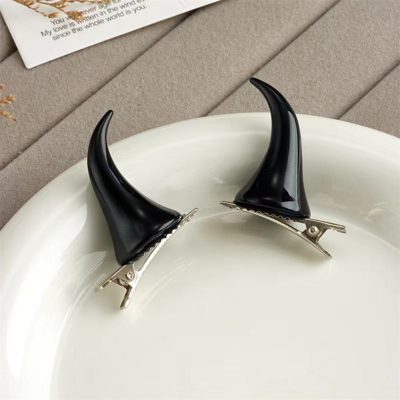 Wholesale Devil Horn Hairpin Top Head Pressing Hair Top Clip Hair