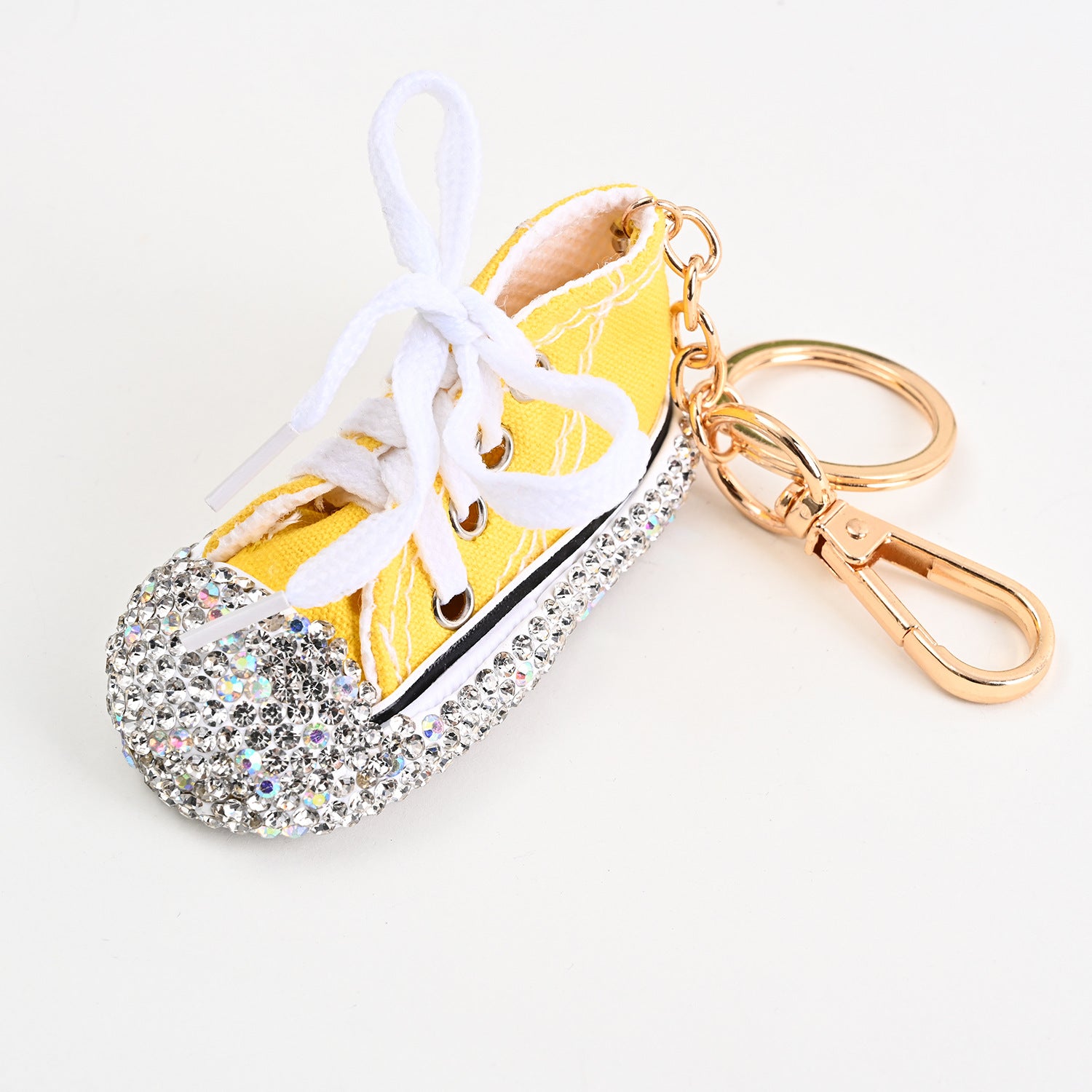 Wholesale Creative Cartoon Shoes Micro Diamond Keychains
