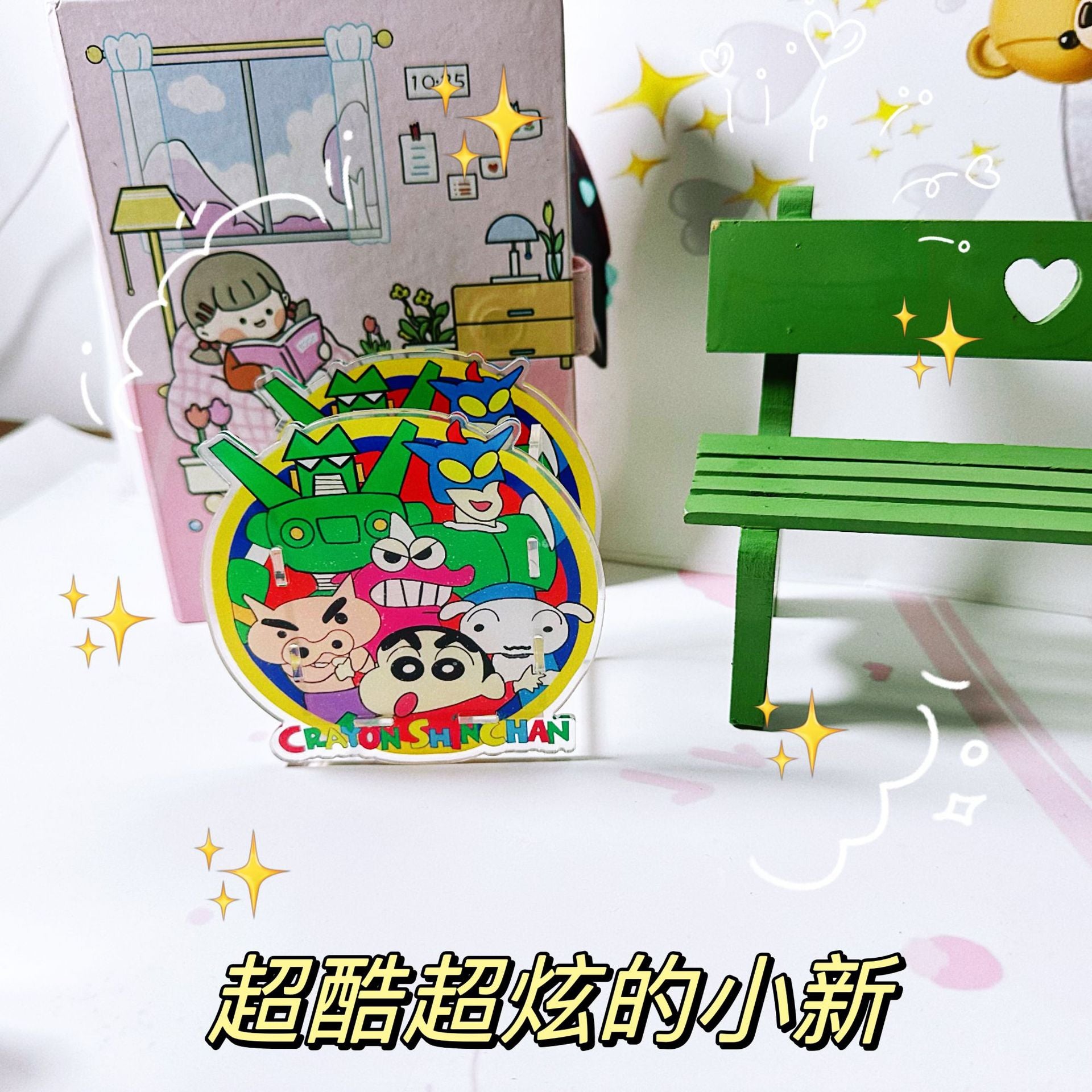 Wholesale  Creative Cute Cartoon Acrylic Pen Holder OLY Exclusive