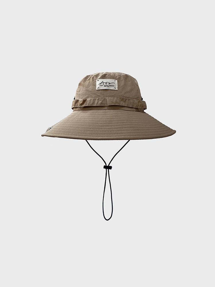 Wholesale Cotton Big Brim Sunscreen Bucket Hat