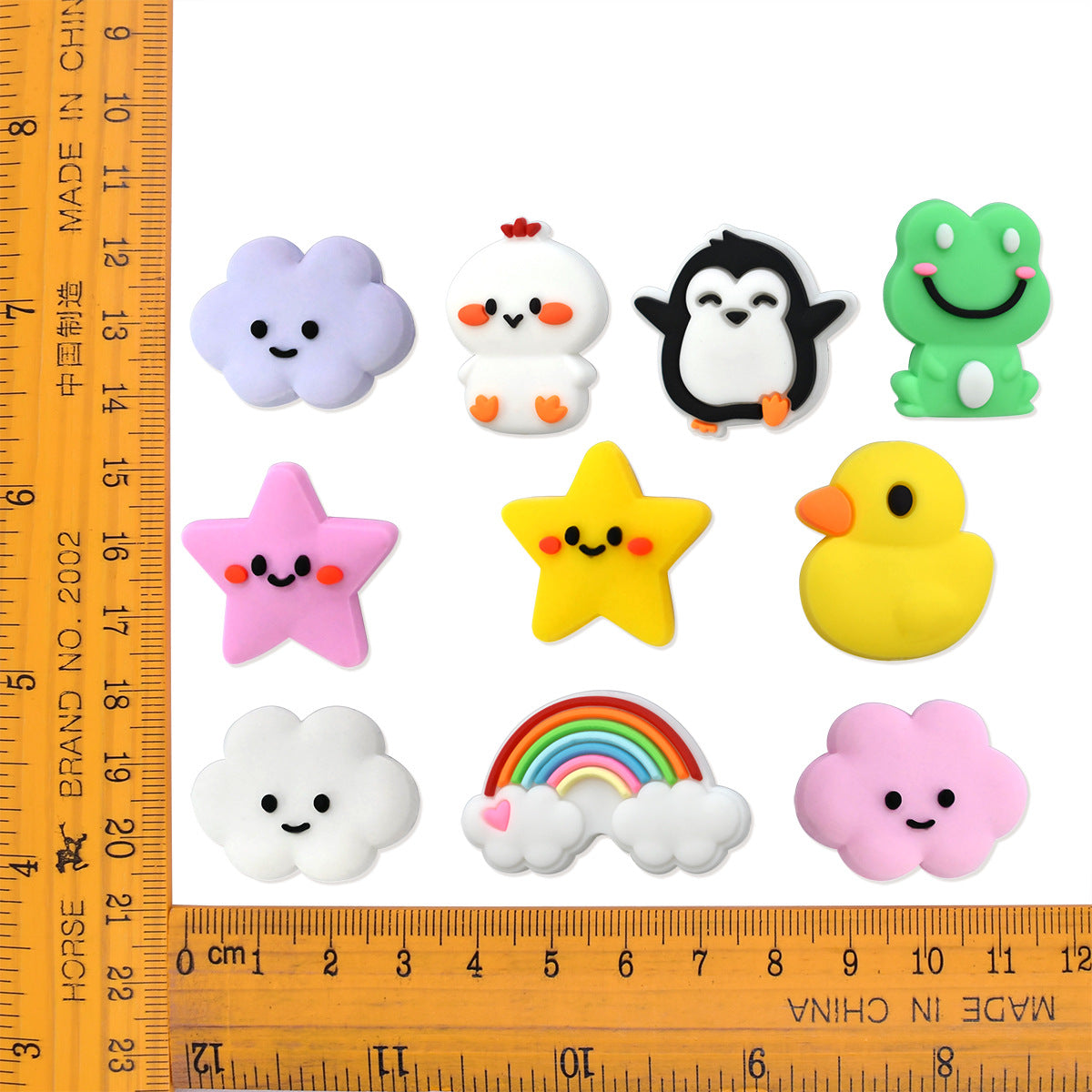 Wholesale  Random 100pcs/pack Cute Cartoon Animal Series Ballpoint Pen Beads